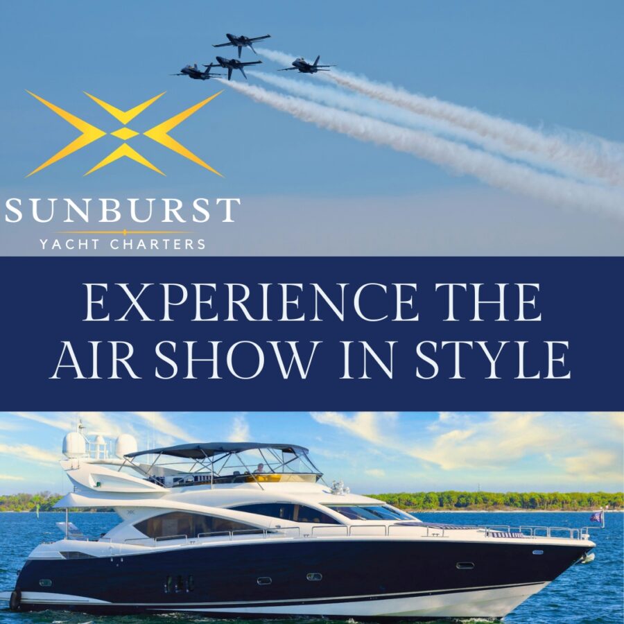 Tampa Bay Air Fest Sunburst Yacht Charters