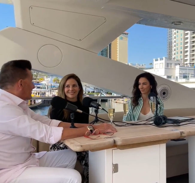 Hosting a podcast on a yacht Sunburst Yacht Charters