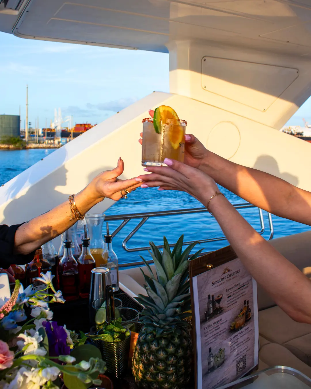 Luxury Private Yacht Bar