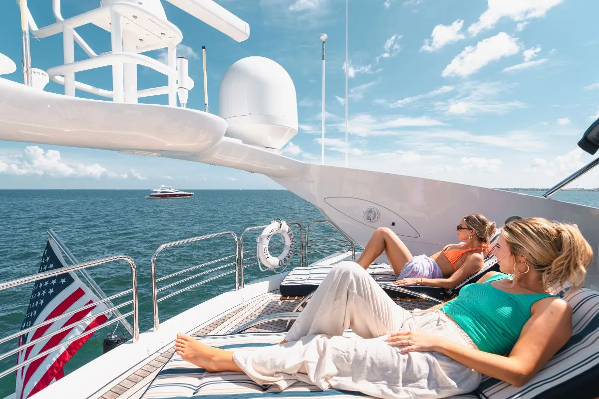 Amenities on a private Yacht Charter