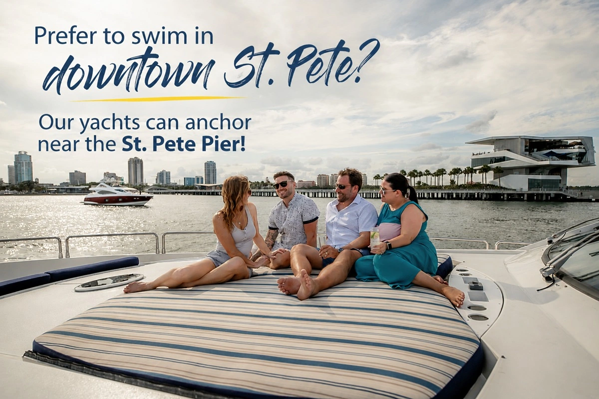 Swim time at The St. Pete Pier